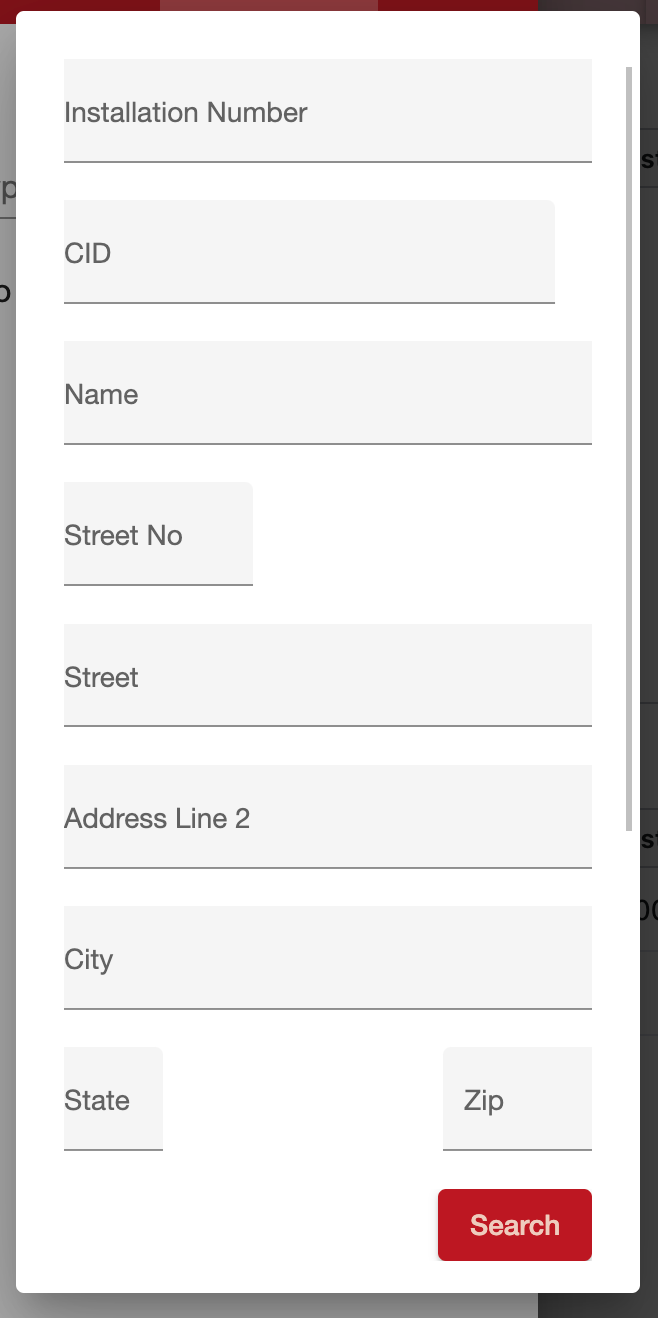 Search Criteria
